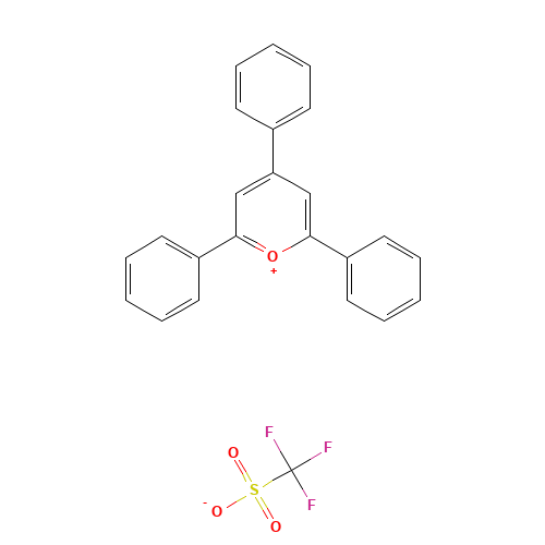 2,4,6-TRIPHENYLPYRYLIUM TRIFLUOROMETHANESULFONATE (CAS: 70962-62-8) - Related Chemical Product