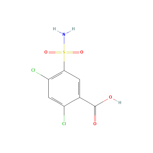 2,4-Dichloro-5-sulfamoylbenzoic acid (CAS: 2736-23-4) - Related Chemical Product