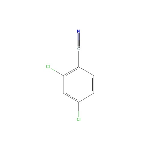 2,4-Dichlorobenzonitrile (CAS: 6574-98-7) - Chemical Structure and Molecular Formula 
