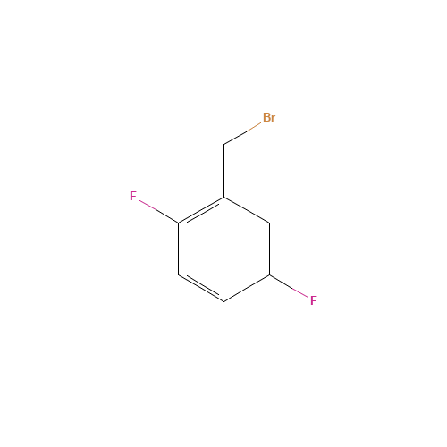 2,5-Difluorobenzyl bromide (CAS: 85117-99-3) - Chemical Structure and Molecular Formula 