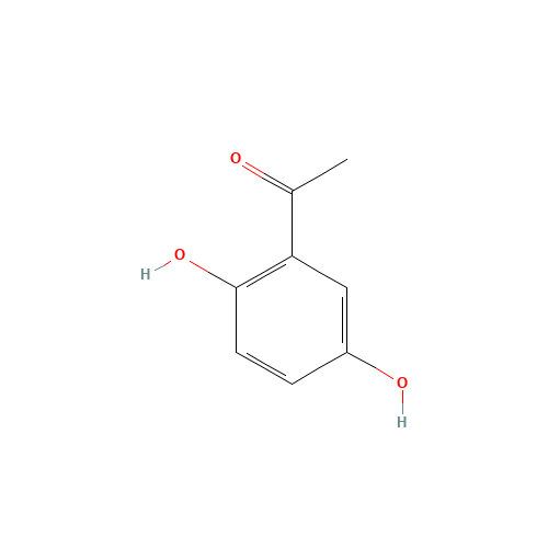2',5'-Dihydroxyacetophenone (CAS: 490-78-8) - Chemical Structure and Molecular Formula 