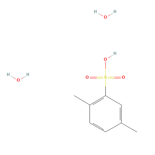 2,5-DIMETHYLBENZENESULFONIC ACID DIHYDRATE (CAS: 66905-17-7) - Chemical Structure and Molecular Formula 