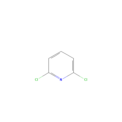 2,6-Dichloropyridine (CAS: 2402-78-0) - Chemical Structure and Molecular Formula 