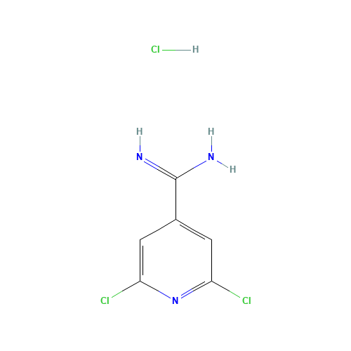 2,6-DICHLOROPYRIDINE-4-CARBOXIMIDAMIDE HYDROCHLORIDE (CAS: 175204-59-8) - Related Chemical Product