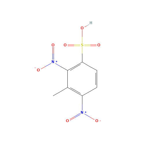2,6-DINITROTOLUENE-3-SULFONIC ACID (CAS: 226711-10-0) - Chemical Structure and Molecular Formula 
