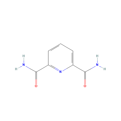 2,6-PYRIDINEDICARBOXAMIDE (CAS: 4663-97-2) - Chemical Structure and Molecular Formula 