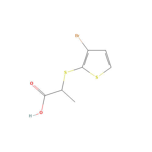 2-((3-Bromo-2-thienyl)thio)propionicacid (CAS: 6645-60-9) - Related Chemical Product