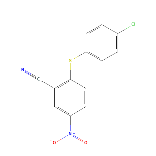 2-[(4-CHLOROPHENYL)THIO]-5-NITROBENZONITRILE (CAS: 78940-73-5) - Related Chemical Product