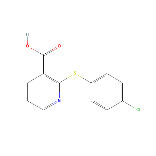 2-(4-CHLOROPHENYLTHIO)NICOTINIC ACID (CAS: 955-54-4) - Related Chemical Product