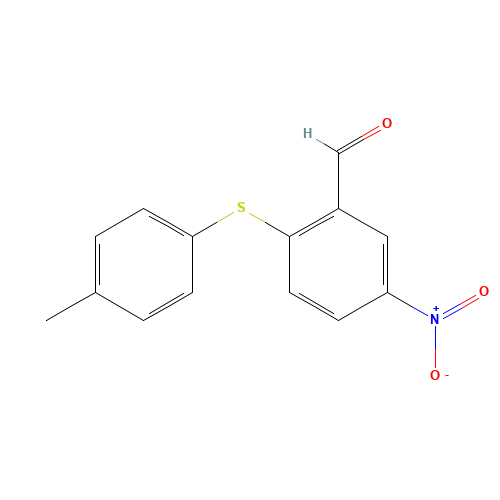 2-[(4-METHYLPHENYL)THIO]-5-NITROBENZALDEHYDE (CAS: 175278-42-9) - Related Chemical Product