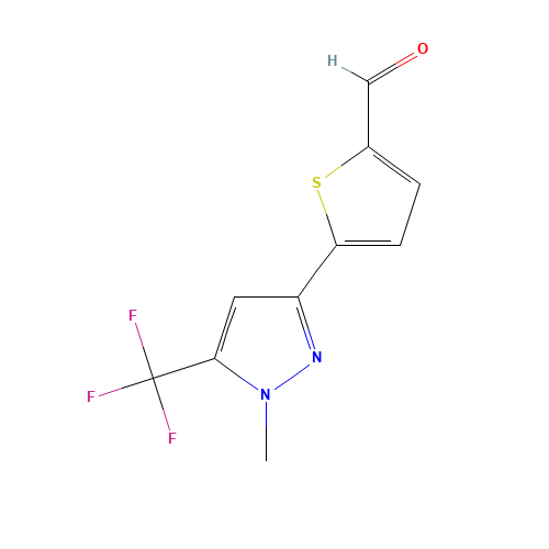 2-[1-METHYL-5-(TRIFLUOROMETHYL)PYRAZOL-3-YL]-THIOPHENE-5-CARBOXALDEHYDE (CAS: 175202-93-4) - Related Chemical Product