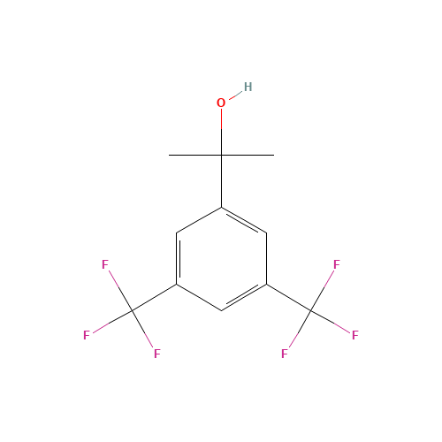 2-[3,5-Bis(trifluoromethyl)phenyl]propan-2-ol (CAS: 67570-38-1) - Related Chemical Product