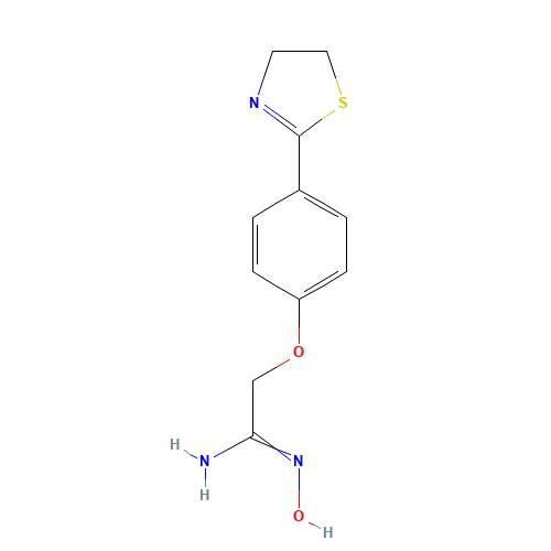 2-[4-(4,5-DIHYDRO-1,3-THIAZOL-2-YL)PHENOXY]-N'-HYDROXYETHANIMIDAMIDE (CAS: 263015-85-6) - Related Chemical Product