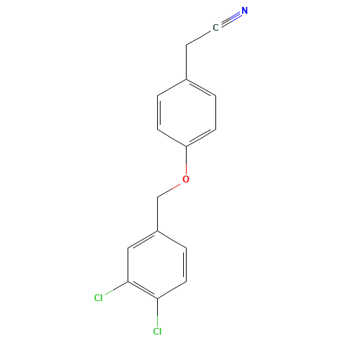 2-(4-[(3,4-DICHLOROBENZYL)OXY]PHENYL)ACETONITRILE (CAS: 175135-34-9) - Related Chemical Product