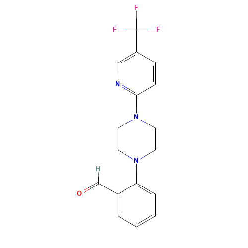 2-(4-[5-(TRIFLUOROMETHYL)-2-PYRIDYL]PIPERAZINO)BENZALDEHYDE (CAS: 306936-03-8) - Related Chemical Product
