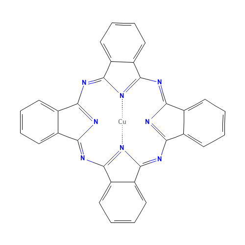 (29H,31H-phthalocyaninato(2-)-N29,N30,N31,N32)copper (CAS: 147-14-8) - Related Chemical Product