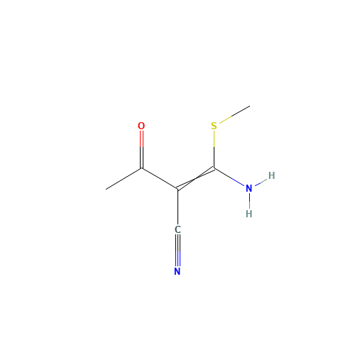 2-ACETYL-3-AMINO-3-(METHYLTHIO)ACRYLONITRILE (CAS: 58955-39-8) - Related Chemical Product