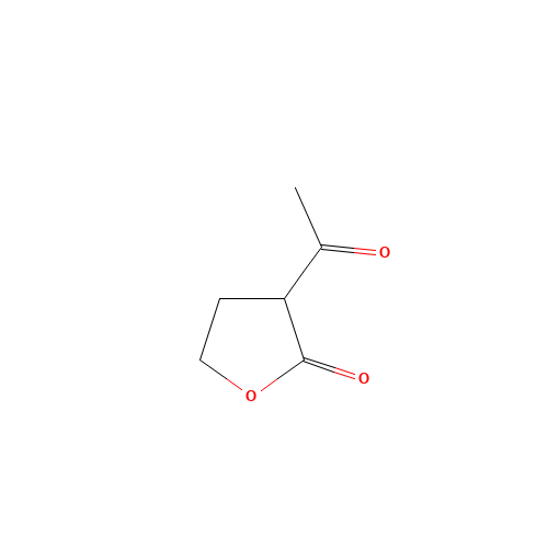 2-Acetylbutyrolactone (CAS: 517-23-7) - Chemical Structure and Molecular Formula 