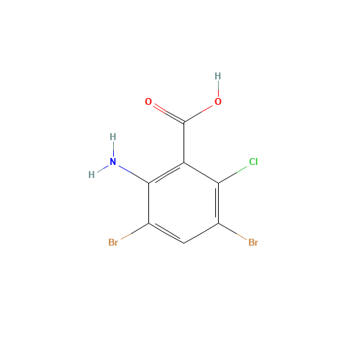 2-AMINO-3,5-DIBROMO-6-CHLOROBENZOIC ACID (CAS: 143769-25-9) - Related Chemical Product