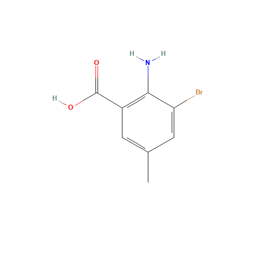 2-AMINO-3-BROMO-5-METHYLBENZOIC ACID (CAS: 13091-43-5) - Related Chemical Product