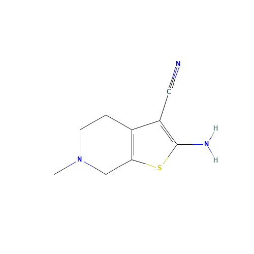 2-AMINO-6-METHYL-4,5,6,7-TETRAHYDROTHIENO[2,3-C]PYRIDINE-3-CARBONITRILE (CAS: 37578-06-6) - Related Chemical Product