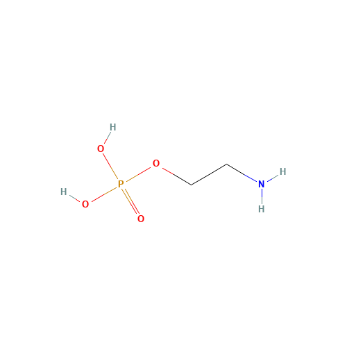 O-PHOSPHORYLETHANOLAMINE (CAS: 1071-23-4) - Chemical Structure and Molecular Formula 