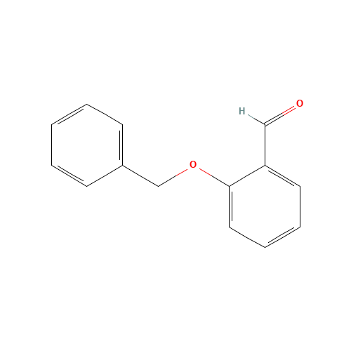 2-Benzyloxybenzaldehyde (CAS: 5896-17-3) - Chemical Structure and Molecular Formula 