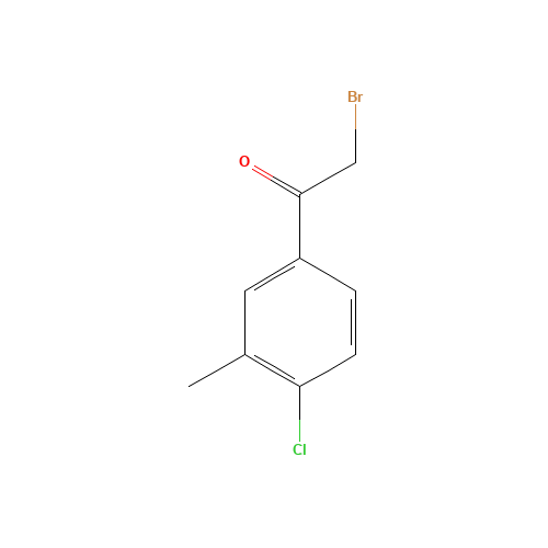 2-BROMO-1-(4-CHLORO-3-METHYLPHENYL)ETHAN-1-ONE (CAS: 205178-80-9) - Related Chemical Product