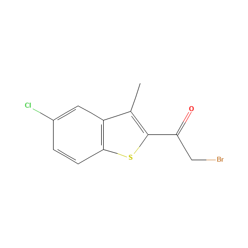 2-BROMO-1-(5-CHLORO-3-METHYLBENZO[B]THIOPHEN-2-YL)ETHAN-1-ONE (CAS: 175203-97-1) - Related Chemical Product