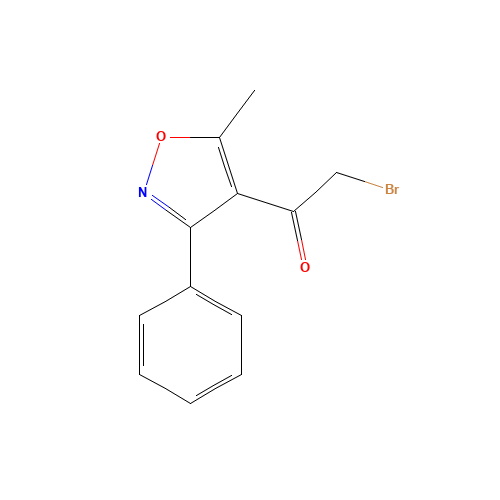 2-BROMO-1-(5-METHYL-3-PHENYLISOXAZOL-4-YL)ETHAN-1-ONE (CAS: 104777-39-1) - Related Chemical Product