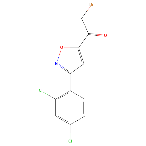 2-BROMO-1-[3-(2,4-DICHLOROPHENYL)ISOXAZOL-5-YL]ETHAN-1-ONE (CAS: 175334-69-7) - Related Chemical Product