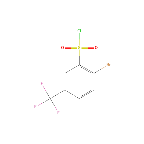 2-BROMO-5-(TRIFLUOROMETHYL)BENZENESULFONYL CHLORIDE (CAS: 176225-08-4) - Related Chemical Product