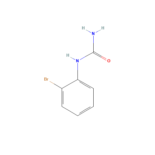 (2-BROMOPHENYL)UREA (CAS: 13114-90-4) - Chemical Structure and Molecular Formula 
