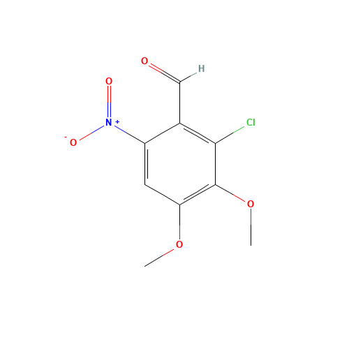 2-CHLORO-3,4-DIMETHOXY-6-NITROBENZALDEHYDE (CAS: 82330-54-9) - Related Chemical Product