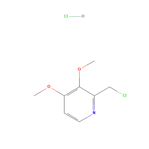 2-Chloromethyl-3,4-dimethoxypyridinium chloride (CAS: 72830-09-2) - Related Chemical Product