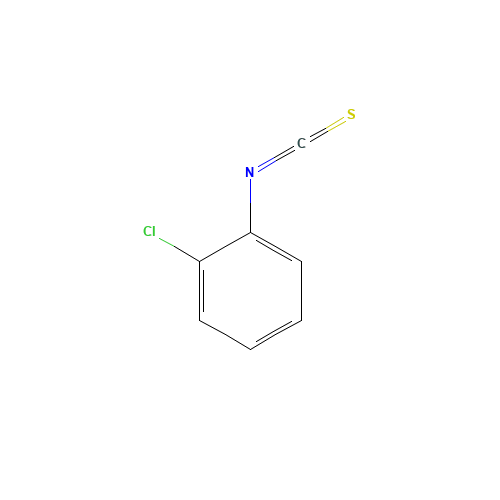 2-CHLOROPHENYL ISOTHIOCYANATE (CAS: 2740-81-0) - Chemical Structure and Molecular Formula 