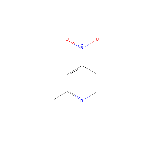 2-Methyl-4-nitropyridine (CAS: 13508-96-8) - Chemical Structure and Molecular Formula 