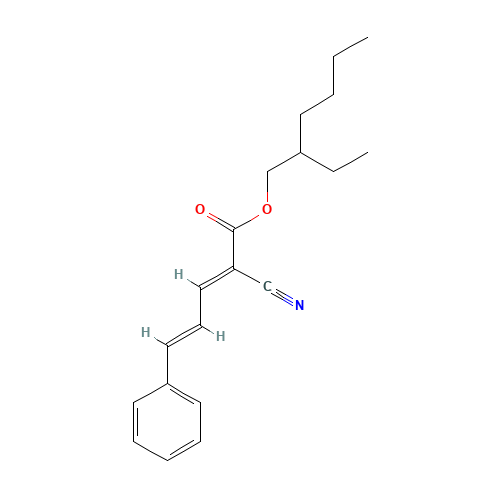 2-Ethylhexyl 2-cyano-5-phenyl-2,4-pentadienoate (CAS: 131512-74-8) - Related Chemical Product