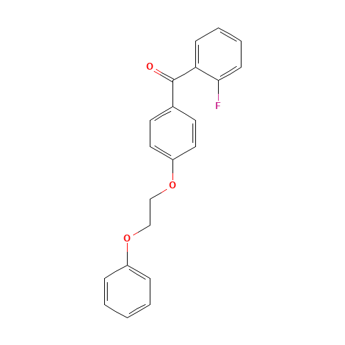 2-FLUORO-4'-(2-PHENOXYETHOXY)BENZOPHENONE (CAS: 216143-97-4) - Related Chemical Product