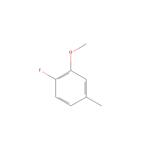 2-FLUORO-5-METHYLANISOLE (CAS: 63762-78-7) - Chemical Structure and Molecular Formula 