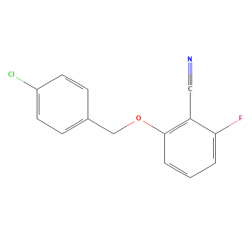 2-FLUORO-6-(4-CHLOROBENZYLOXY)BENZONITRILE (CAS: 175204-10-1) - Related Chemical Product