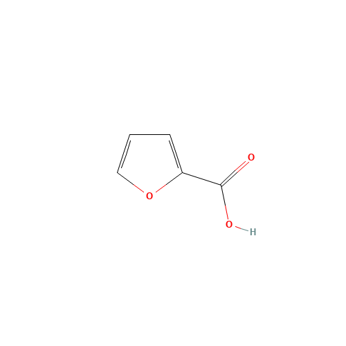 2-Furoic acid (CAS: 88-14-2) - Chemical Structure and Molecular Formula 