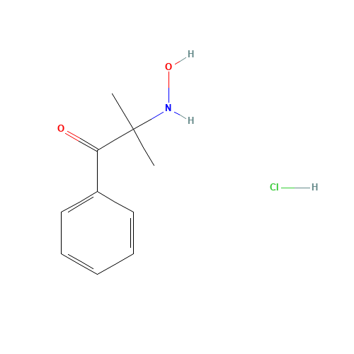 2-(HYDROXYAMINO)-2-METHYL-1-PHENYLPROPAN-1-ONE HYDROCHLORIDE (CAS: 34046-73-6) - Related Chemical Product