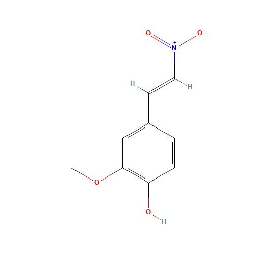 1-(4-HYDROXY-3-METHOXYPHENYL)-2-NITROETHENE (CAS: 6178-42-3) - Related Chemical Product