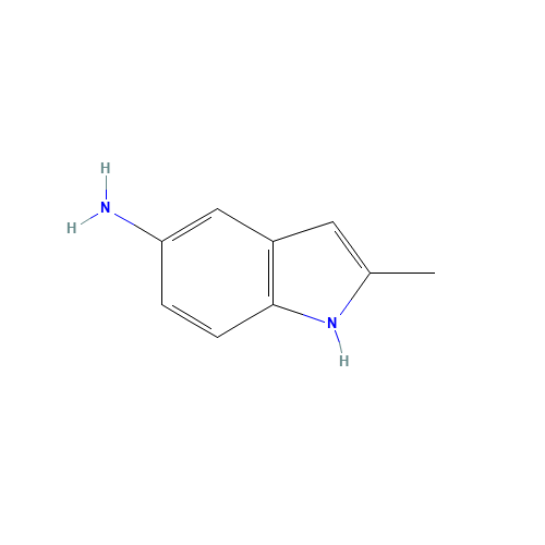 5-AMINO-2-METHYLINDOLE (CAS: 7570-49-2) - Chemical Structure and Molecular Formula 