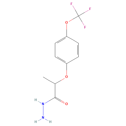 2-METHYL-2-[4-(TRIFLUOROMETHOXY)PHENOXY]ACETIC ACID HYDRAZIDE (CAS: 175204-37-2) - Related Chemical Product