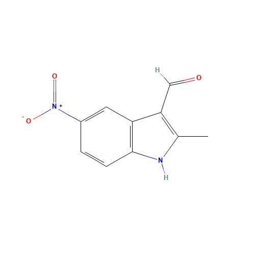 2-METHYL-5-NITRO-1H-INDOLE-3-CARBALDEHYDE (CAS: 3558-17-6) - Related Chemical Product