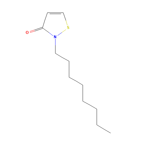2-Octyl-2H-isothiazol-3-one (CAS: 26530-20-1) - Chemical Structure and Molecular Formula 