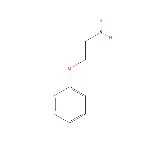 2-Phenoxyethylamine (CAS: 1758-46-9) - Chemical Structure and Molecular Formula 