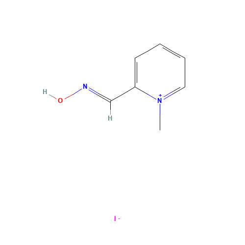 PYRIDINE-2-CARBOXALDOXIME METHIODIDE (CAS: 94-63-3) - Related Chemical Product